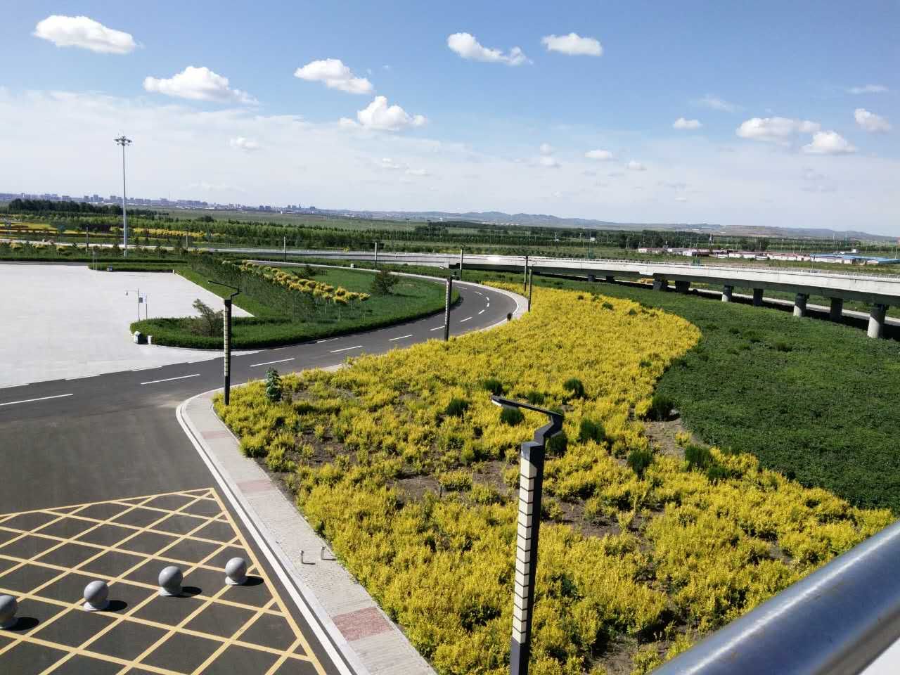 一公司承建的烏蘭察布機場綠化工程