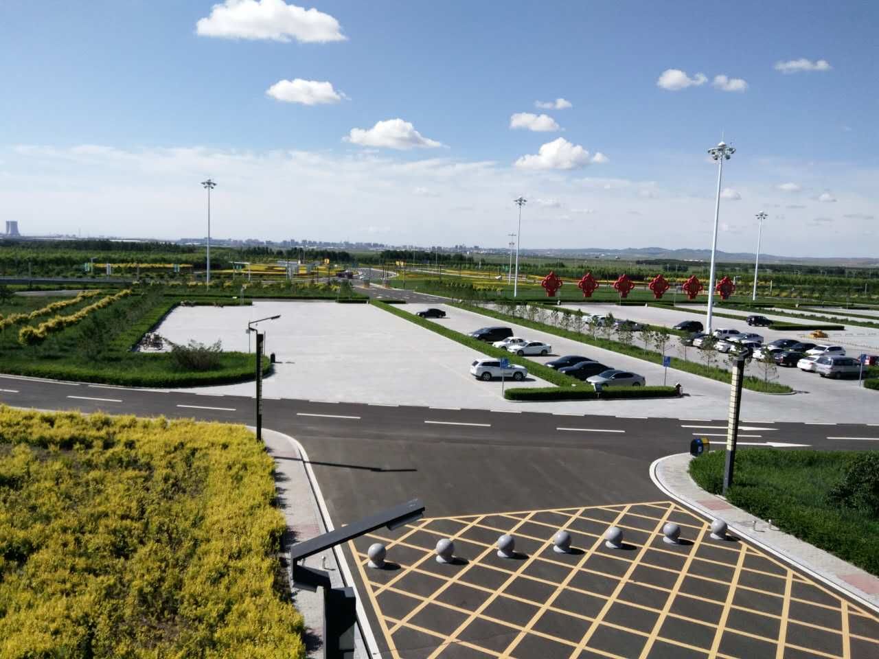 烏蘭察布機場硬化、綠化工程